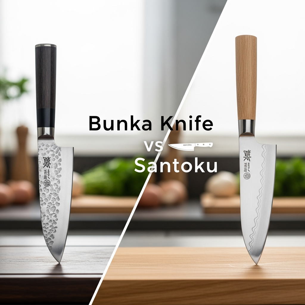 Bunka Knife vs Santoku