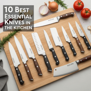 essential knives in the kitchen