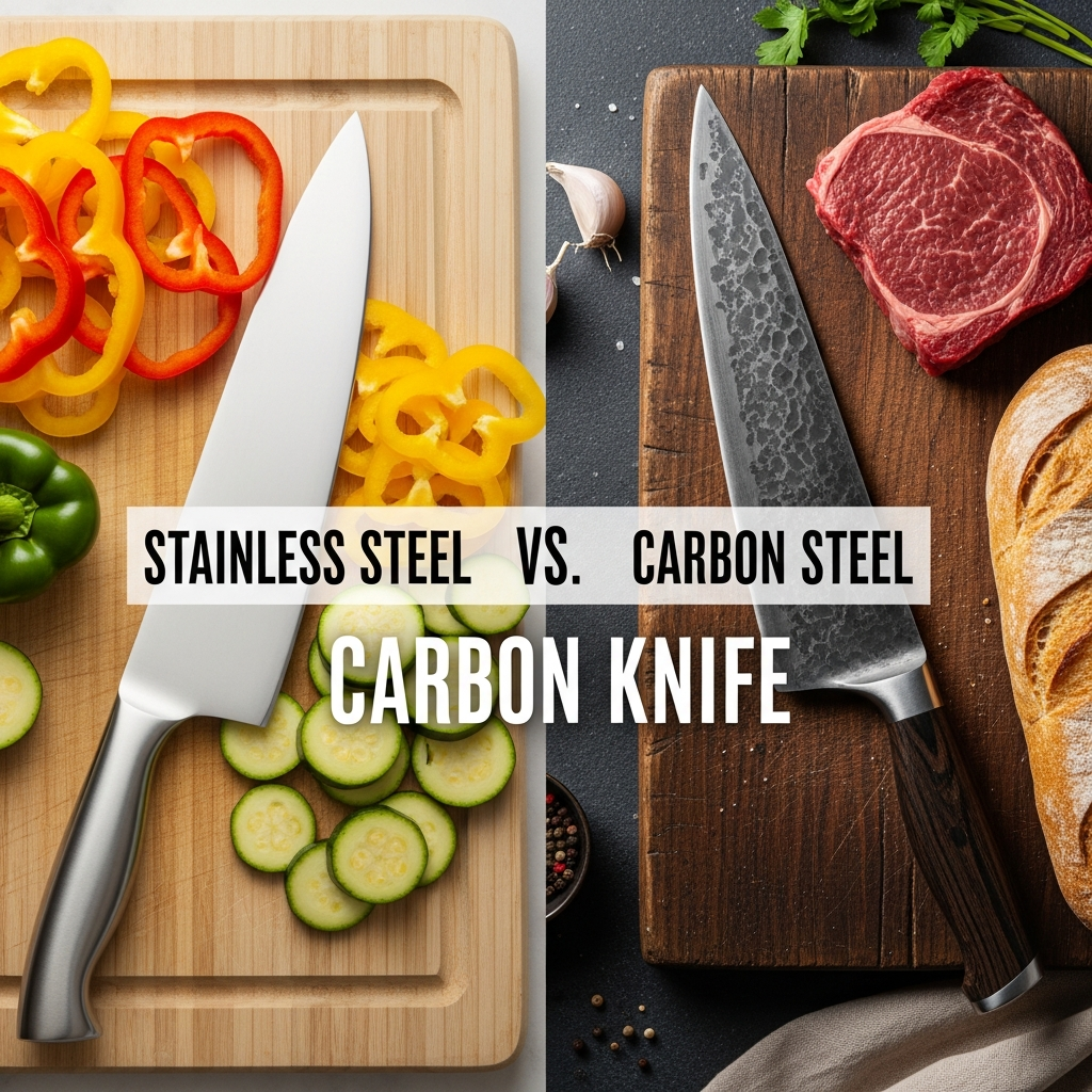 stainless steel vs carbon steel knife