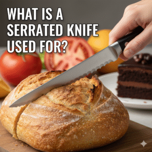 what is a serrated knife used for