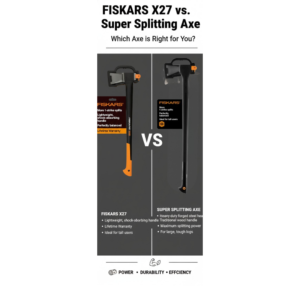 fiskars x27 vs super splitting axe